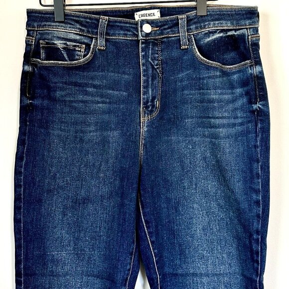 NWT L'AGENCE Margot High Rise Skinny Jean in Fleetwood - Size 31 - Picture 5 of 8